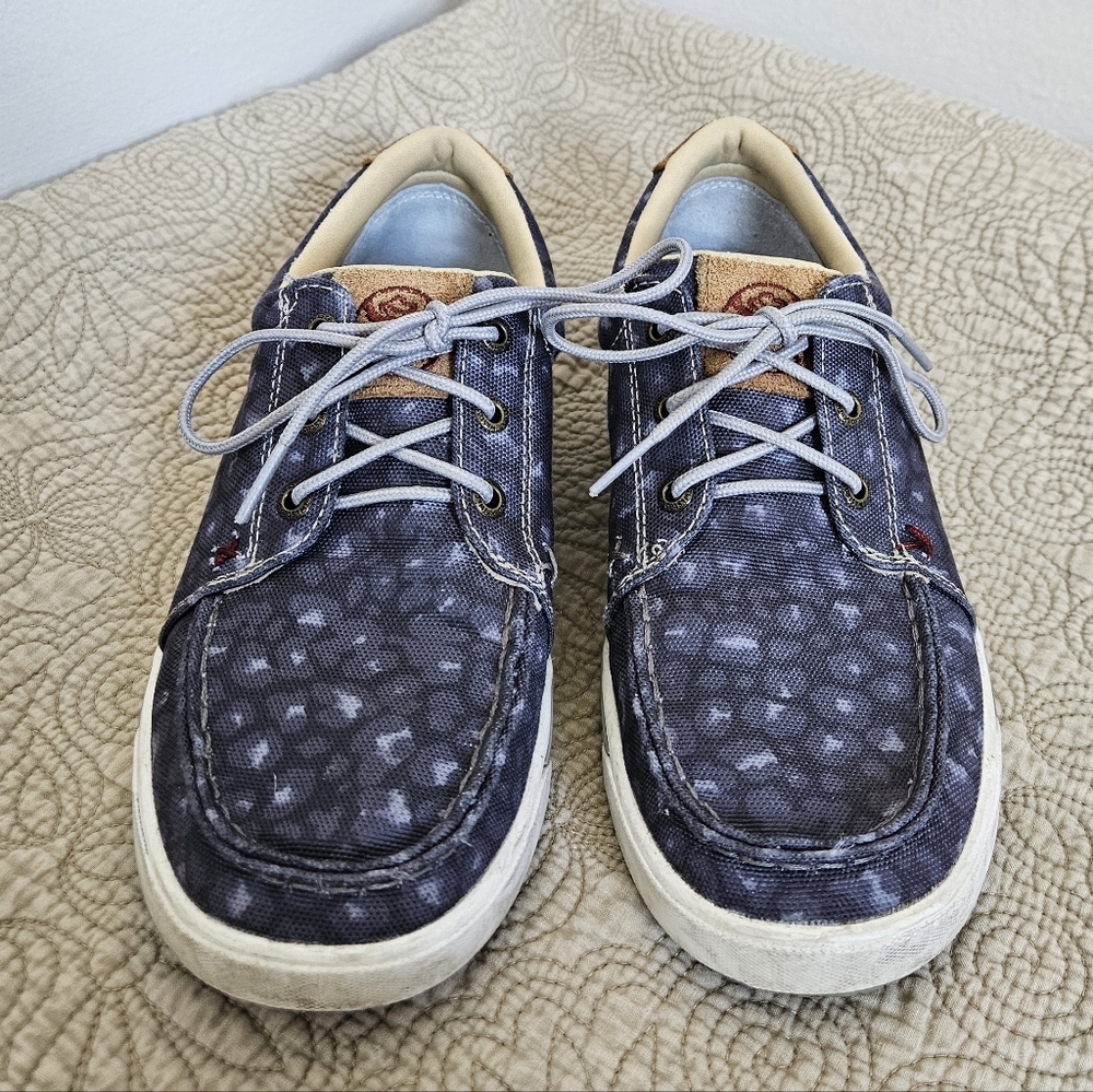 Twisted X Women's Blue Hooey Loper Sneakers Size 7.5M